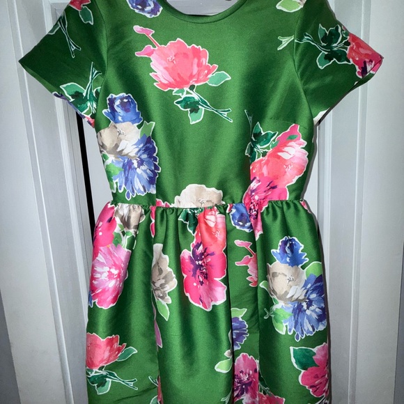 Kate Spade Green Floral Dress - Picture 2 of 8